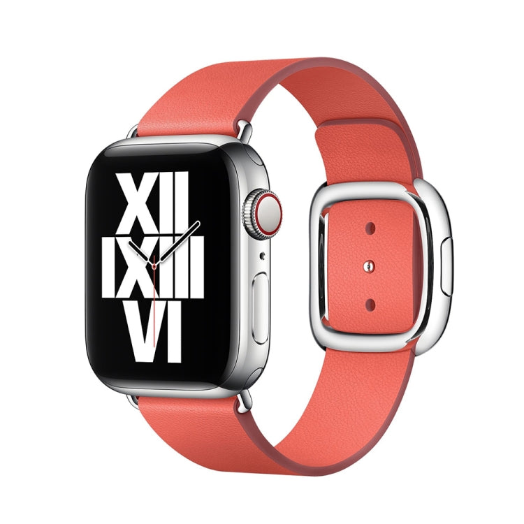Cinturino in pelle stile moderno per Apple Watch Series 6 e SE e 5 e 4 44 mm / 3 e 2 e 1 42 mm, For Apple Watch 49mm / 46mm / 45mm / 44mm / 42mm, For Apple Watch Ultra 49mm / Series 8&7 45mm / SE 2&6&SE&5&4 44mm / 3&2&1 42mm