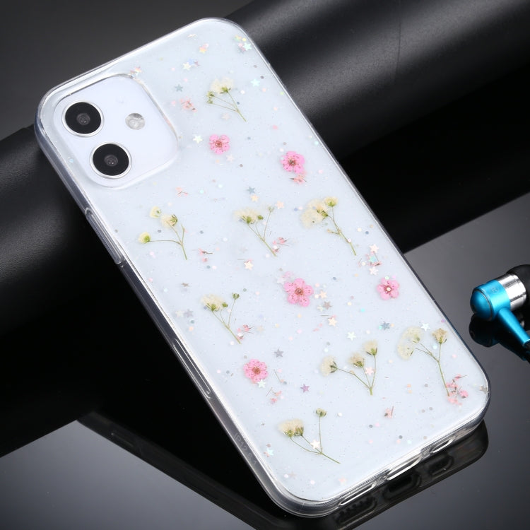 Custodia protettiva in TPU con motivo a fiori Gypsophila, For iPhone 11, For iPhone 11 Pro, For iPhone 11 Pro Max, For iPhone 12 mini