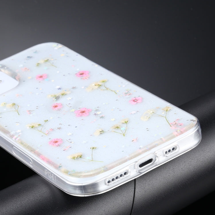Custodia protettiva in TPU con motivo fiori per iPhone 11