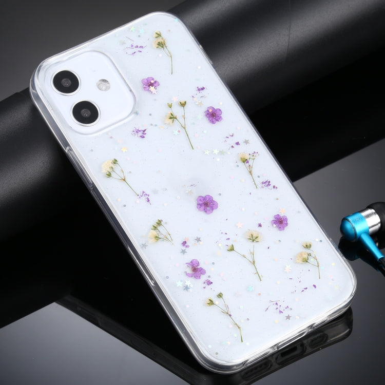 Custodia protettiva in TPU con motivo fiori per iPhone 11
