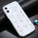 Custodia protettiva in TPU con motivo fiori per iPhone 11