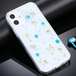 Custodia protettiva in TPU con motivo fiori per iPhone 11