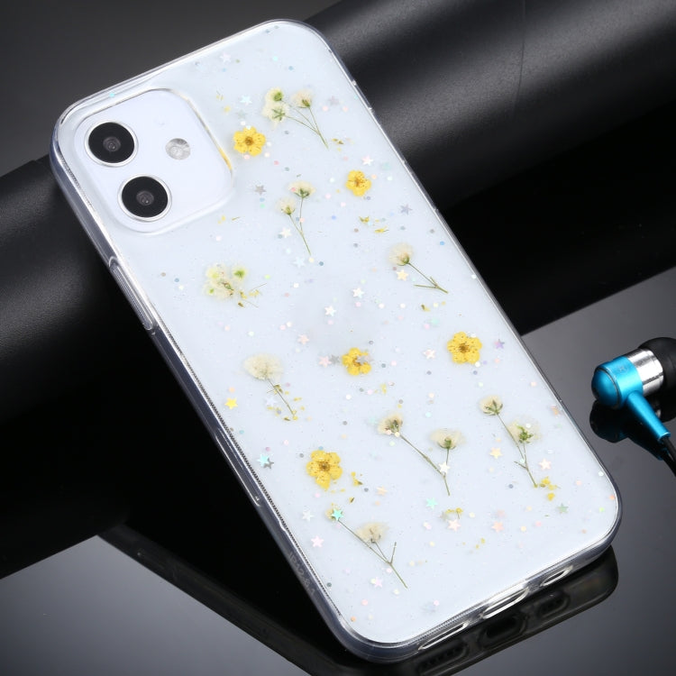 Custodia protettiva in TPU con motivo fiori per iPhone 11