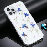 Custodia TPU con motivo fiori per iPhone 12 e 12 Pro