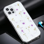 Custodia TPU con motivo fiori per iPhone 12 e 12 Pro