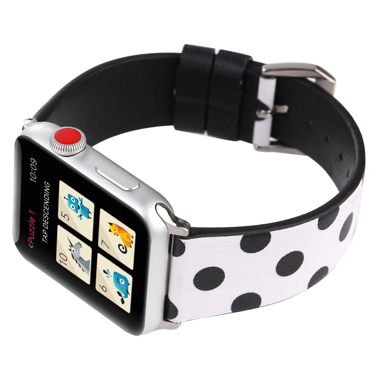 Cinturino Fashion Dot Series per Apple Watch Series 6 & SE & 5 & 4 40mm / 3 & 2 & 1 38mm, For Apple Watch Series 8&7 41mm / SE 2&6&SE&5&4 40mm / 3&2&1 38mm, For Apple Watch Series 7 41mm / 6 & SE & 5 & 4 40mm / 3 & 2 & 1 38mm