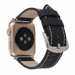 Cinturino in vera pelle di vitello per Apple Watch Series 6 & SE & 5 & 4 40mm / 3 & 2 & 1 38mm, For Apple Watch Series 7 41mm / 6 & SE & 5 & 4 40mm / 3 & 2 & 1 38mm