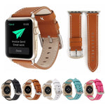 Cinturino in vera pelle di vitello per Apple Watch Series 6 & SE & 5 & 4 44mm / 3 & 2 & 1 42mm, For Apple Watch Series 7 45mm / 6 & SE & 5 & 4 44mm / 3 & 2 & 1 42mm