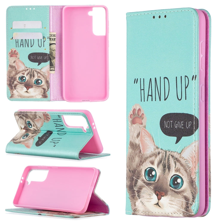 Custodia portafoglio in pelle PU per Samsung Galaxy S21
