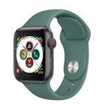 H55Pro Smart Watch Bluetooth con schermo TFT da 1,4 pollici, supporto monitor del sonno / cardiofrequenzimetro / monitor della pressione sanguigna, stile: cinturino in silicone, Style: Silicone Strap(Green), Style: Silicone Strap(Dark Blue)            ...