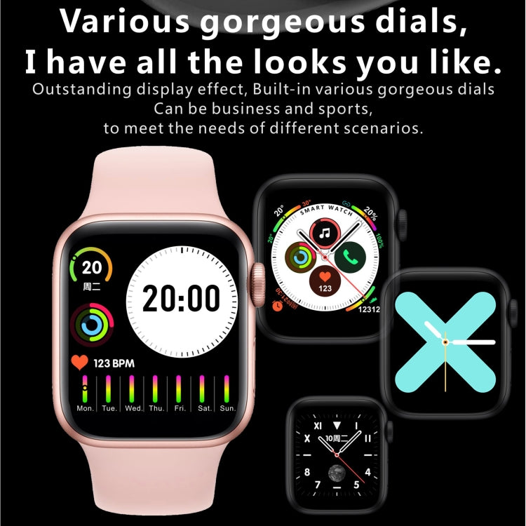 H55Pro Smart Watch Bluetooth con schermo TFT da 1,4 pollici, supporto monitor del sonno / cardiofrequenzimetro / monitor della pressione sanguigna, stile: cinturino in silicone, Style: Silicone Strap(Green), Style: Silicone Strap(Dark Blue)            ...