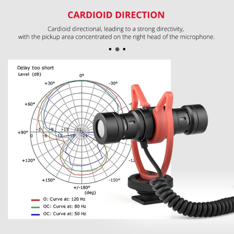 YELANGU MIC11, MIC11 SLR Camera Cell Phone Two-Way Recording Microphone