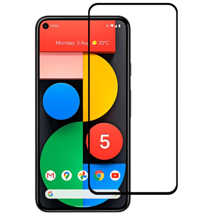 Pellicola in vetro temperato a schermo intero con colla completa, For OnePlus Nord N100, For OnePlus Nord N10 5G, For Google Pixel 5