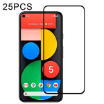 Pellicola in vetro temperato a schermo intero con colla intera da 25 pezzi, For OnePlus Nord N100, For OnePlus Nord N10 5G, For Google Pixel 5