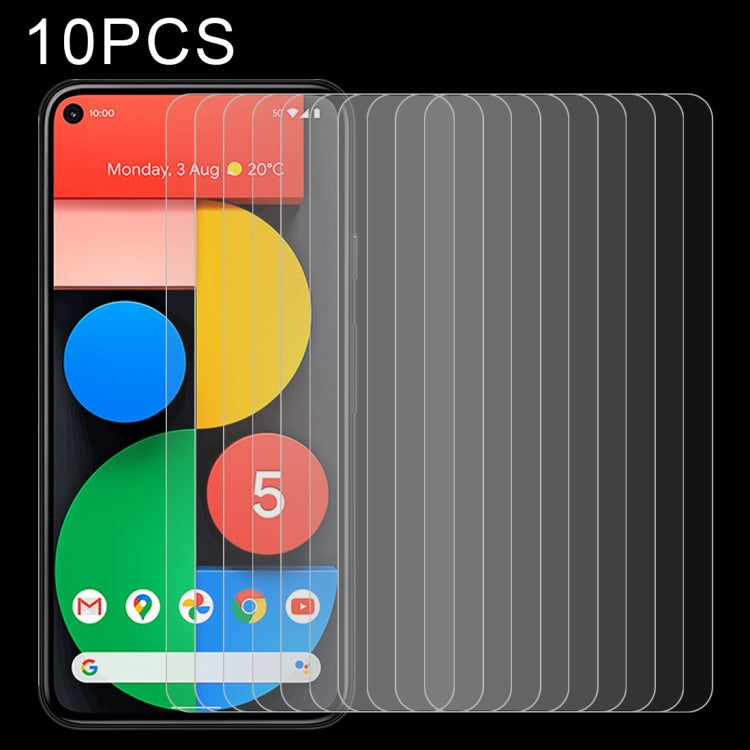 10 pellicole in vetro temperato da 0,26 mm 9H 2,5D, For OnePlus Nord N100, For OnePlus Nord N10 5G, For Google Pixel 5