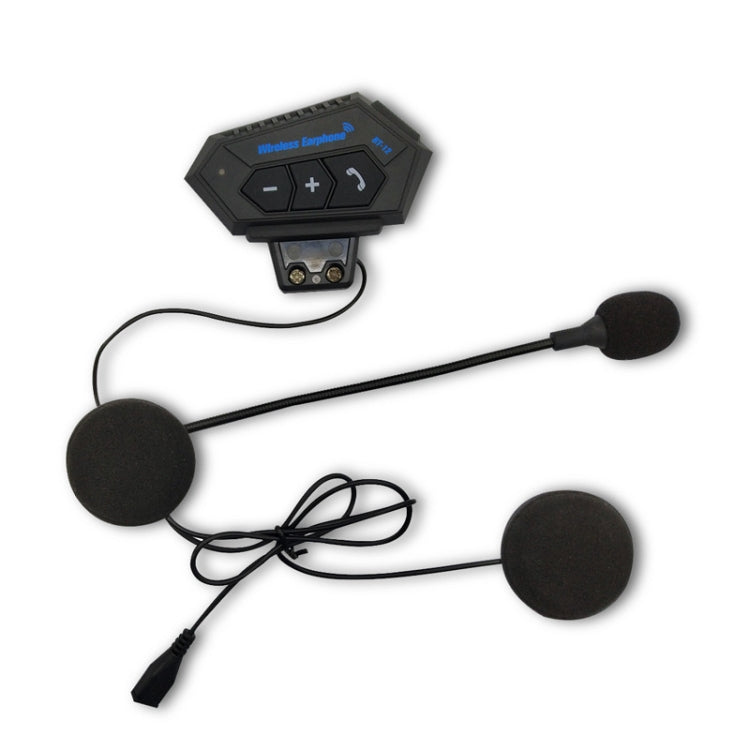 Auricolare Bluetooth per casco moto BT12 con interfono