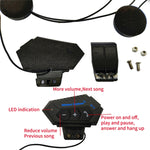 Auricolare Bluetooth per casco moto BT12 con interfono