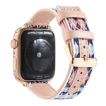 Cinturino in pelle etnica per Apple Watch Series 6 & SE & 5 & 4 40mm / 3 & 2 & 1 38mm, For Apple Watch Series 7 41mm / 6 & SE & 5 & 4 40mm / 3 & 2 & 1 38mm