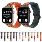 Cinturino in pelle etnica per Apple Watch Series 6 & SE & 5 & 4 40mm / 3 & 2 & 1 38mm, For Apple Watch Series 7 41mm / 6 & SE & 5 & 4 40mm / 3 & 2 & 1 38mm
