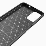 Custodia in TPU in fibra di carbonio con trama spazzolata, For Motorola Moto G9 Plus, For Motorola One Fusion