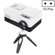 J15 1920 x 1080P HD Mini proiettore LED per uso domestico con supporto per treppiede AV / HDMI x 1 / USB x1 / TF x 1, EU Plug, US Plug, UK Plug, AU Plug