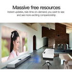 Mini proiettore LED HD 1920x1080 con supporto treppiede