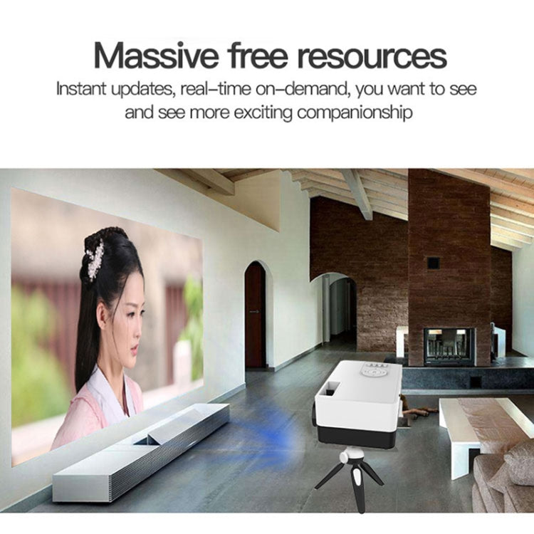 Mini proiettore LED HD 1920x1080 con supporto treppiede