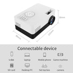 Mini proiettore LED HD 1920x1080 con supporto treppiede