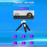 Mini proiettore LED HD 1920x1080 con supporto treppiede