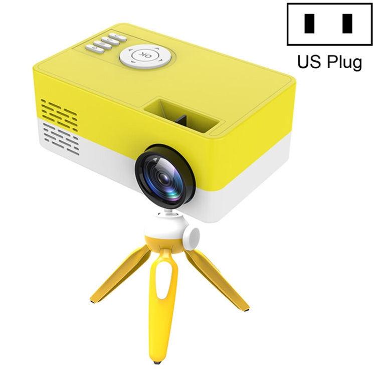 Mini proiettore LED HD 1920x1080 con supporto treppiede
