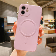 Custodia Magsafe in silicone per iPhone 12