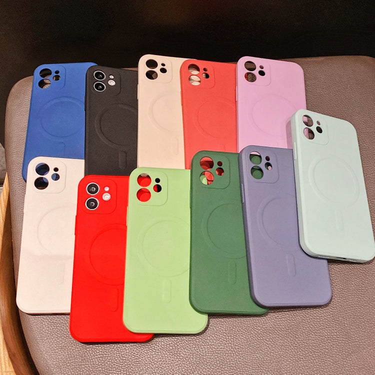Custodia silicone Magsafe per iPhone 12 compatibile