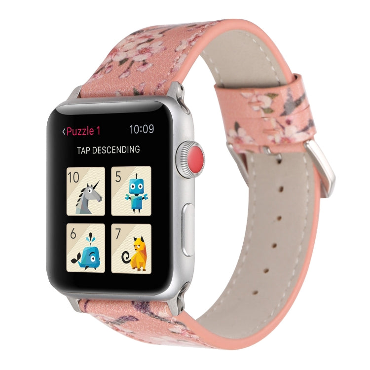 Cinturini di ricambio in pelle serie Plum per Apple Watch Series 6 e SE e 5 e 4 44 mm / 3 e 2 e 1 42 mm, For Apple Watch Ultra 49mm / Series 8&7 45mm / SE 2&6&SE&5&4 44mm / 3&2&1 42mm, For Apple Watch Series 7 45mm / 6 & SE & 5 & 4 44mm / 3 & 2 & 1 42mm