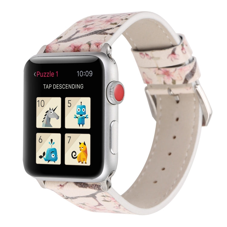 Cinturini di ricambio in pelle serie Plum per Apple Watch Series 6 e SE e 5 e 4 44 mm / 3 e 2 e 1 42 mm, For Apple Watch Ultra 49mm / Series 8&7 45mm / SE 2&6&SE&5&4 44mm / 3&2&1 42mm, For Apple Watch Series 7 45mm / 6 & SE & 5 & 4 44mm / 3 & 2 & 1 42mm