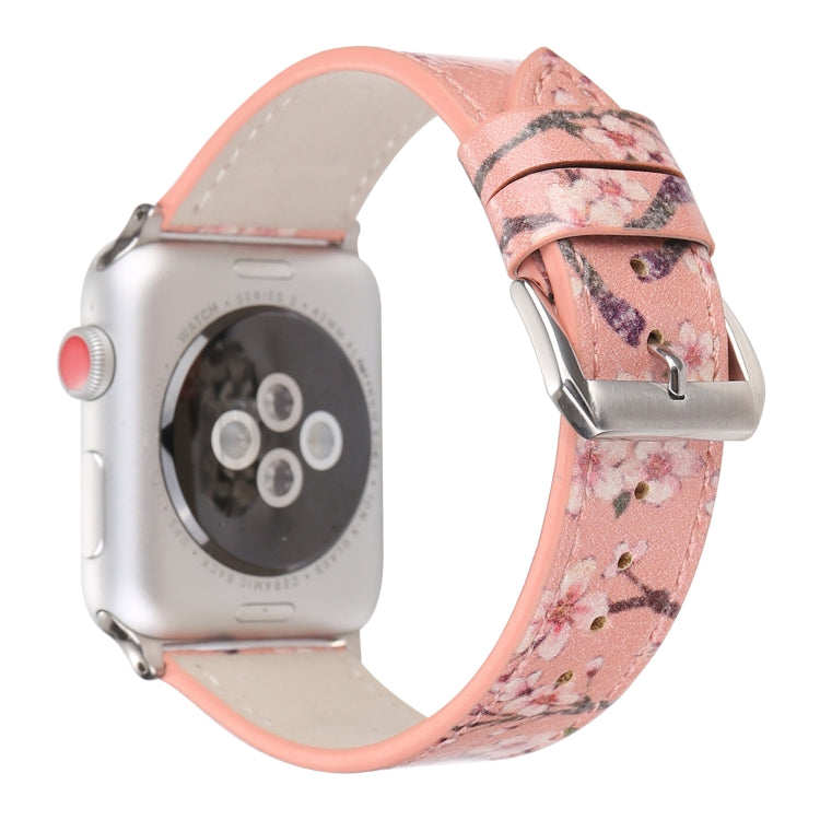 Cinturini di ricambio in pelle serie Plum per Apple Watch Series 6 e SE e 5 e 4 40 mm / 3 e 2 e 1 38 mm, For Apple Watch Series 8&7 41mm / SE 2&6&SE&5&4 40mm / 3&2&1 38mm, For Apple Watch Series 7 41mm / 6 & SE & 5 & 4 40mm / 3 & 2 & 1 38mm