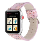 Cinturini di ricambio in pelle serie Plum per Apple Watch Series 6 e SE e 5 e 4 40 mm / 3 e 2 e 1 38 mm, For Apple Watch Series 8&7 41mm / SE 2&6&SE&5&4 40mm / 3&2&1 38mm, For Apple Watch Series 7 41mm / 6 & SE & 5 & 4 40mm / 3 & 2 & 1 38mm