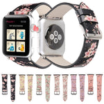 Cinturini di ricambio in pelle serie Plum per Apple Watch Series 6 e SE e 5 e 4 40 mm / 3 e 2 e 1 38 mm, For Apple Watch Series 8&7 41mm / SE 2&6&SE&5&4 40mm / 3&2&1 38mm, For Apple Watch Series 7 41mm / 6 & SE & 5 & 4 40mm / 3 & 2 & 1 38mm