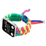 Cinturino arcobaleno con cavo a ombrello per Apple Watch Series 6 e SE e 5 e 4 40 mm / 3 e 2 e 1 38 mm, For Apple Watch Series 8&7 41mm / SE 2&6&SE&5&4 40mm / 3&2&1 38mm, For Apple Watch Series 7 41mm / 6 & SE & 5 & 4 40mm / 3 & 2 & 1 38mm