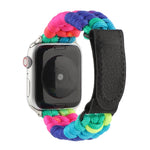 Cinturino arcobaleno con cavo a ombrello per Apple Watch Series 6 e SE e 5 e 4 40 mm / 3 e 2 e 1 38 mm, For Apple Watch Series 8&7 41mm / SE 2&6&SE&5&4 40mm / 3&2&1 38mm, For Apple Watch Series 7 41mm / 6 & SE & 5 & 4 40mm / 3 & 2 & 1 38mm
