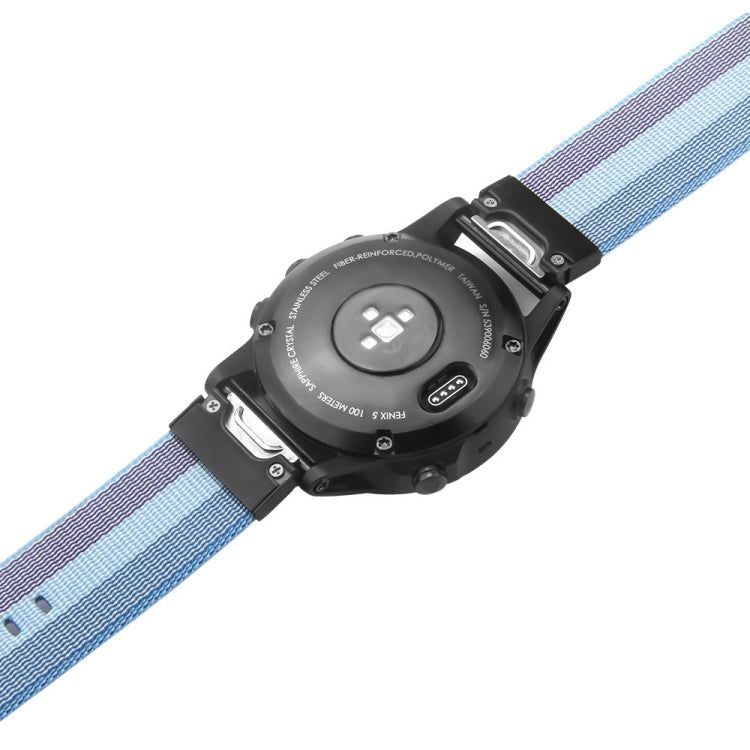 Per cinturino da polso di ricambio in nylon a sgancio rapido Garmin Fenix 5