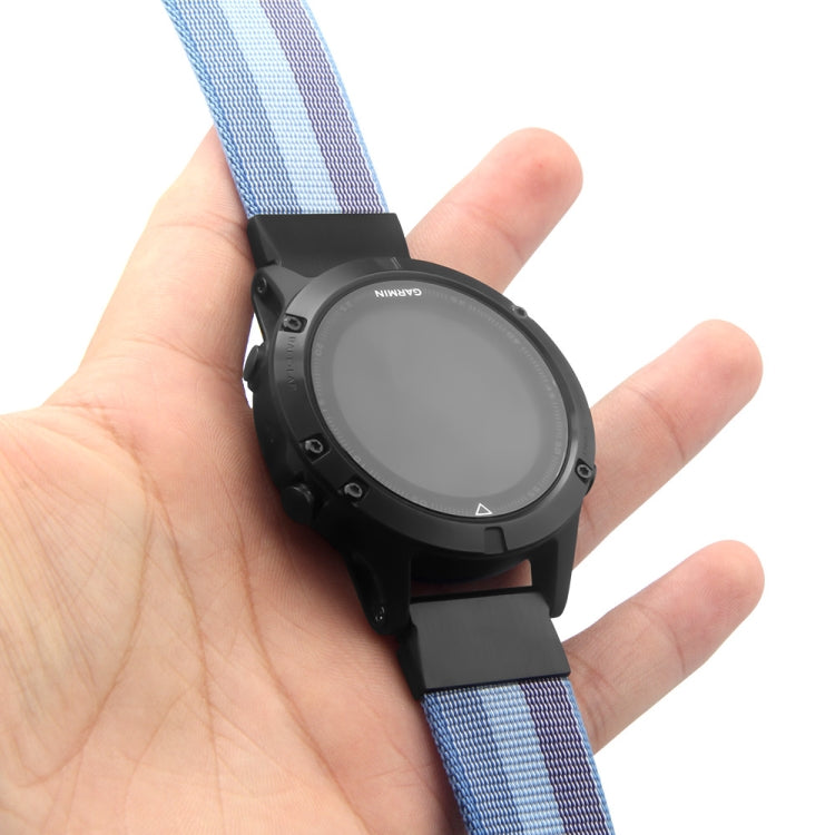 Per cinturino da polso di ricambio in nylon a sgancio rapido Garmin Fenix 5