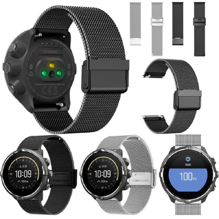 Per cinturino da polso di ricambio per cinturino da polso di ricambio con fibbia milanese Suunto 9