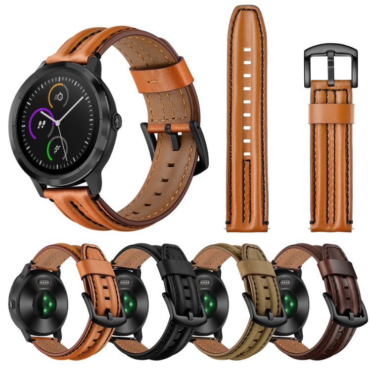 Per Garmin Vivoactive3 / Vivomove HR cinturino da polso di ricambio a doppia chiglia