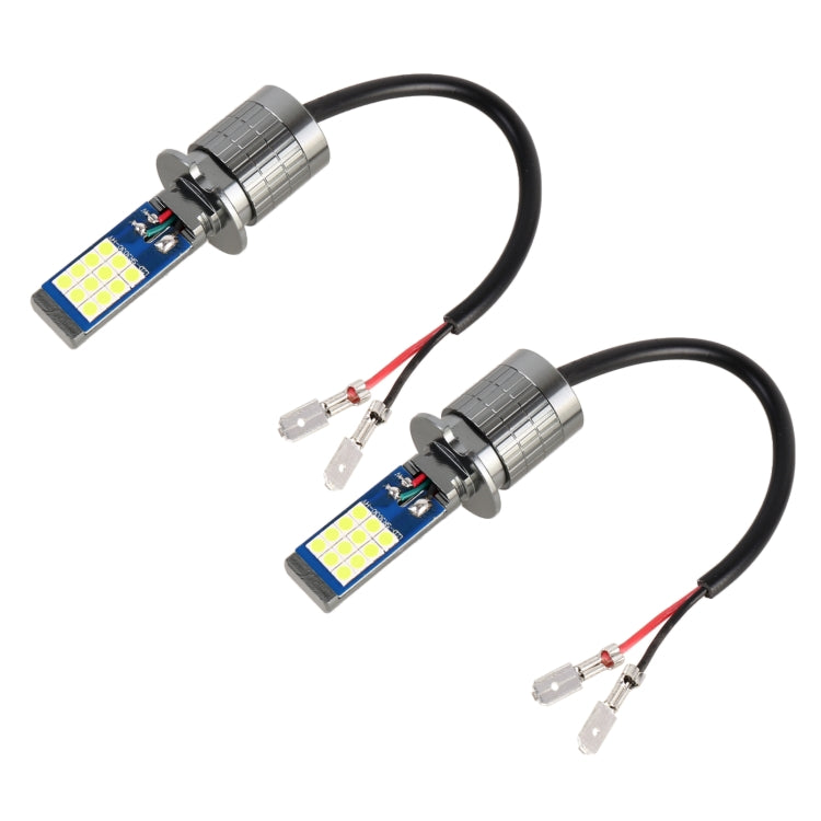 Coppia lampade H3 24 LED SMD-3030 per fendinebbia auto – 12-24 V 10.5 W EDA001040403D B7986
