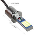 Coppia lampade H3 24 LED SMD-3030 per fendinebbia auto – 12-24 V 10.5 W EDA001040403D B7986