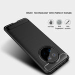 Custodia in TPU in fibra di carbonio con trama spazzolata, For Huawei P Smart 2021, For Huawei Honor 30S, For Huawei Mate 40 Pro, For Huawei Mate 40, For Huawei Honor 9X Lite