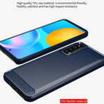 Custodia in TPU in fibra di carbonio con trama spazzolata, For Huawei P Smart 2021, For Huawei Honor 30S, For Huawei Mate 40 Pro, For Huawei Mate 40, For Huawei Honor 9X Lite