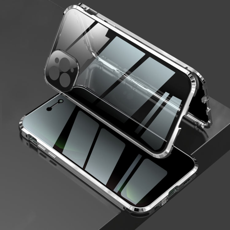 Custodia vetro temperato con struttura metallica per iPhone 11 e