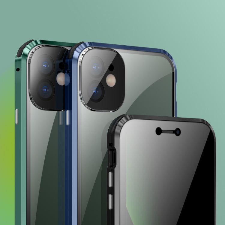 Custodia vetro temperato con struttura metallica per iPhone 11 e