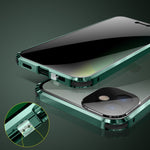 Custodia vetro temperato con struttura metallica per iPhone 11 e